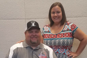 Photo of a Veteran and his wife